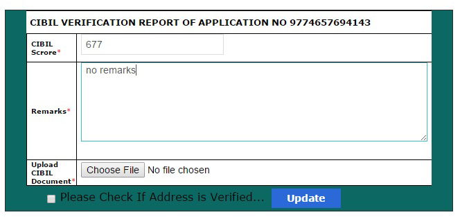cibil verification login